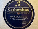 78Rpm Hot Dance, The Gilt-Edged Four 'Best Black / My Sugar' Columbia Lang  E+