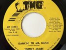 TOMMY McGEE Dancin' To Ma Music TMG Private Michigan SOUL 45 NEAR MINT TMG's