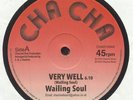 WAILING SOUL/OVERNIGHT PLAYERS - Very Well - Vinyl (12