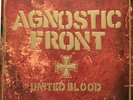 AGNOSTIC FRONT UNITED BLOOD VINYL 7'' RECORD EP REISSUE B9R128 BRIDGE NINE 2009