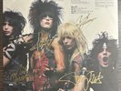 Motley Crue Helter Skelter Picture Disc Poster Signed 1984 VG Condition Rare