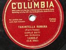 78 rpm Tarantella Romana / Stornelatta Romana Carlo Buti 1935 italian Vocal