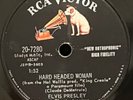 Elvis RCA 20-7280 Hard Headed Woman/Don't Ask Me Why  RARE  1st Pressing 1S EX