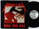 Metallica - Kill 'Em All LP - Megaforce OG Press VG+
