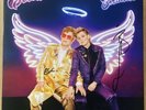 Elton John Who Believes In Angels Purple Vinyl ART CARD Signed By Elton & Brandi