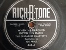 Rich-R-Tone, The Crusaders Quartette, 441 78 Rpm, Rare Johnson City Tn Label