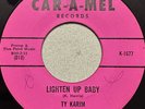 TY KARIM-Lighten Up Baby/All in Vain-RARE NM Original NORTHERN SOUL CAR-A-MEL 45