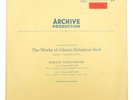 PIERRE FOURNIER Bach cello solo suites 1 & 2 Archiv SAPM 198186 RED STEREO LP