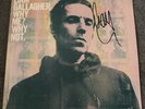 Liam Gallagher Hand Signed Vinyl Oasis Why Me Why Not Autograph Music Rock