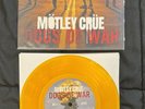 Motley Crue Dogs Of War NYC Yellow Gold 7 Inch Vinyl Limited ED 295/666