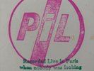 PUBLIC IMAGE LTD lp LIVE IN PARIS germany NOL og VG/VG