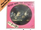 Sex Pistols   Never Mind The Bollocks   Picture Disc Lp VG+ / VG+