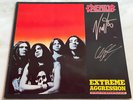 KREATOR Extreme Aggression RARE SIGNED ORIGINAL 1st PRESS VINYL LP AUTOGRAPHED