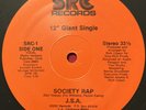 J.S.A. SOCIETY RAP (1985)  ELECTRO RAP BOOGIE 12