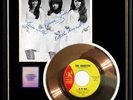 THE RONETTES BE MY BABY 45 RPM GOLD RECORD W-PRINTED SIGNED AUTOGRAPHS RARE