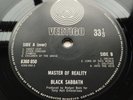 Black Sabbath - Master of Reality // Orig UK '71 Vertigo Swirl LP + Poster Top