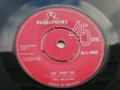 THE BEATLES 1963   IRISH  45  SHE LOVES YOU    RED PARLOPHONE MADE IN IRELAND