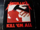 METALLICA KILL EM ALL LP RECORD 1988 WITH INNER SLEEVE