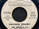 California Dreamin'/Somebody Groovy by The Mama's and The Papa's (Dunhill) PROMO