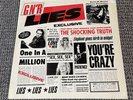 Guns N' Roses – G N' R Lies Vinyl Record EARLY EUROPEAN Pressing