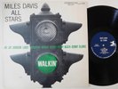 MILES DAVIS ALL STARS Walkin PRESTIGE LP 7094 blue trident label rvg #