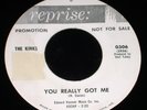 The Kinks 45 REPRISE 0306 You Really Got Me Promo 1964