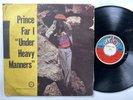 PRINCE FAR I Under Heavy Manners GIBBS Rockers Roots Reggae LP HEAR