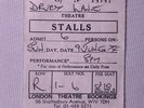 Captain Beefheart Ticket Original Vintage Unconditionally Guaranteed Tour 1974