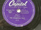 Raspberries Strawberries / Sally The Kingston Trio Purple 1958 shellac record