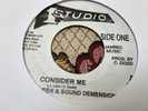 Jennifer & Sound Dimension , Consider Me  , 7”Studio1.