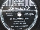 78 rpm Brunswick 7729 Teddy Wilson, Billie Holiday, Ella Fitzgerald VG