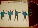 The BEATLES - HELP  Japanese RED colored vinyl Stereo LP Odeon OP-7387