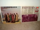 FOREIGNER   DEBUT LP, DOUBLE VISION & 4 ORIGINAL VINYL (3) LP'S / NEAR MINT