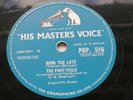 THE PONY-TAILS 1958 UK 78 BORN TOO LATE  H.M.V.  POP 516
