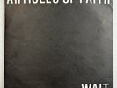 Articles Of Faith Wait 7” 1983 OG Press Punk Hardcore  Record KBD w/insert
