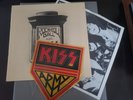 Kiss The Originals Japan Vinyl LP Photo & Lyric Booklets + Army Sticker Nice Set