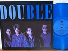 DOUBLE Blue 1986 A&M Blue Vinyl Synth Rock PROMO LP VG+/EX