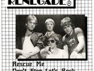 RENEGADE IOWA 1981 ROCK 45 RECORD-”RESCUE ME” PICTURE SLEEVE & AUTOGRAPHS-SIGNED