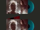 MILEY CYRUS Something Beautiful SEA BLUE LP W/Signed Insert Autographed X2