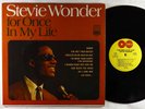 Stevie Wonder - For Once In My Life LP - Tamla OG Press Stereo VG+