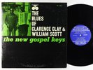 Clarence Clay & Wm. Scott - New Gospel Keys LP - Bluesville RVG VG+ HEAR