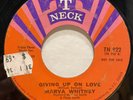 Funk Crossover Soul 45 MARVA WHITNEY Giving Up On Love / This Is T-NECK listen