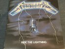 Metallica Ride The Lightning - 1984 Vinyl LP Banzai Records White Label BRC 1909