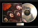 THE BEATLES RUBBER SOUL WHITE GOLD PLATINUM RECORD LP ALBUM NON RIAA RARE