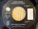 ERROR RARE NO BAR CODE BACK TO BACK WATCHING THE WHEELS JOHN LENNON 45