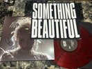 Miley Cyrus Signed Vinyl Cover Something Beautiful Limited exclusive Red Vinyl