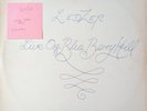 Led Zeppelin Live On Blueberry Hill Vinyl Record VG+/G+ 1970