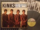 THE KINKS You Really Got Me LP 1964 1ST PRESS MONO & INNER Tri-Color Label VINYL