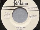 Rock 45, THE CRAIG, 1967, FONTANA promo, “I Must be Mad” / “Suspense”,  M