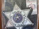 POLICE BADGE PICTURE DISC MESSAGE IN A BOTTLE VINYL 45 RECORD PLAY TESTED STING